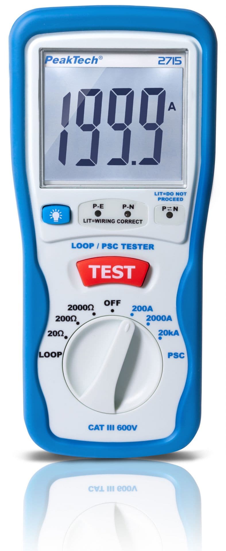 P 2715 - Digitales LOOP/PSC Schleifenstrommessgerät - MELTEC GmbH