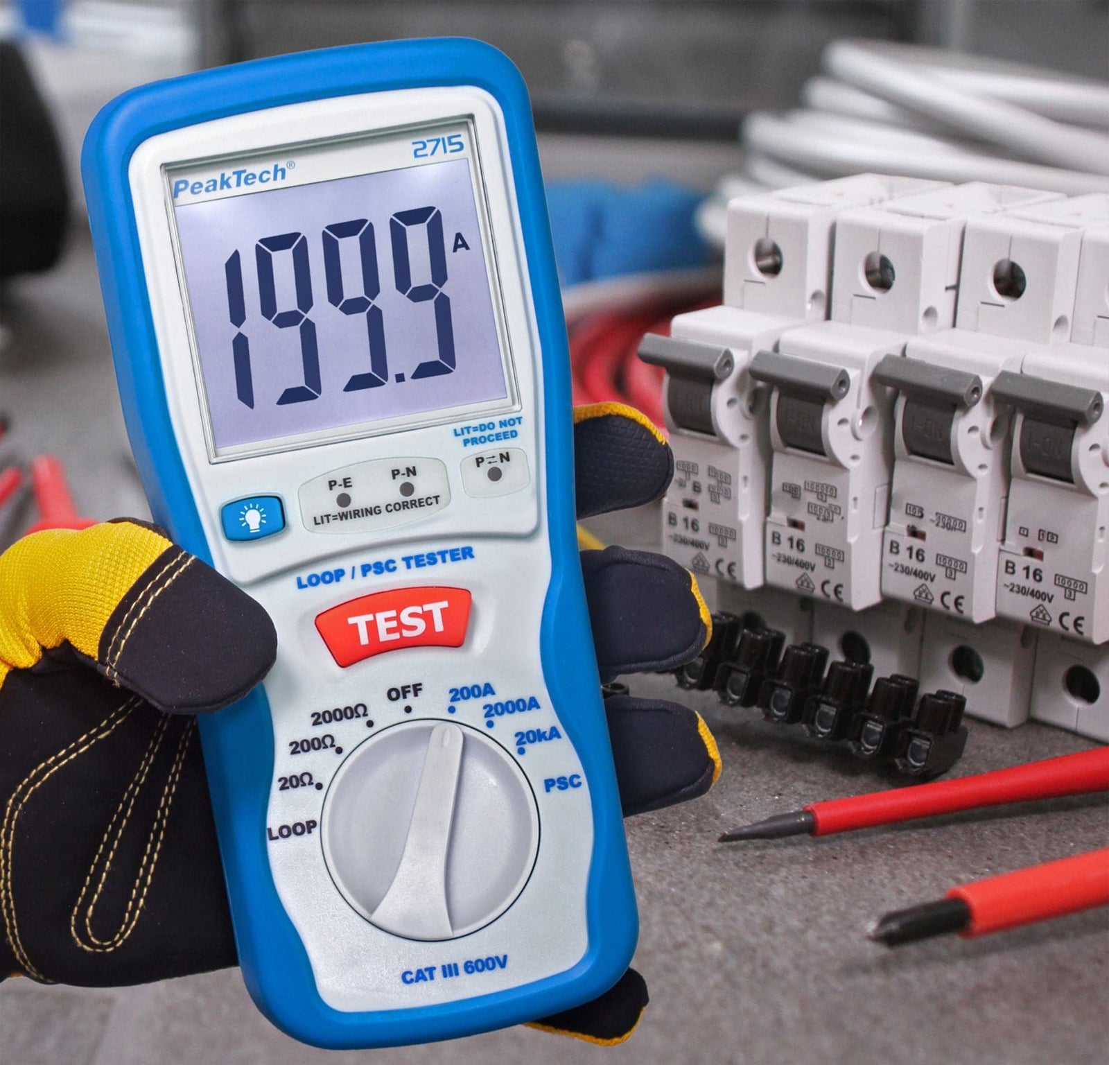 P 2715 - Digitales LOOP/PSC Schleifenstrommessgerät - MELTEC GmbH