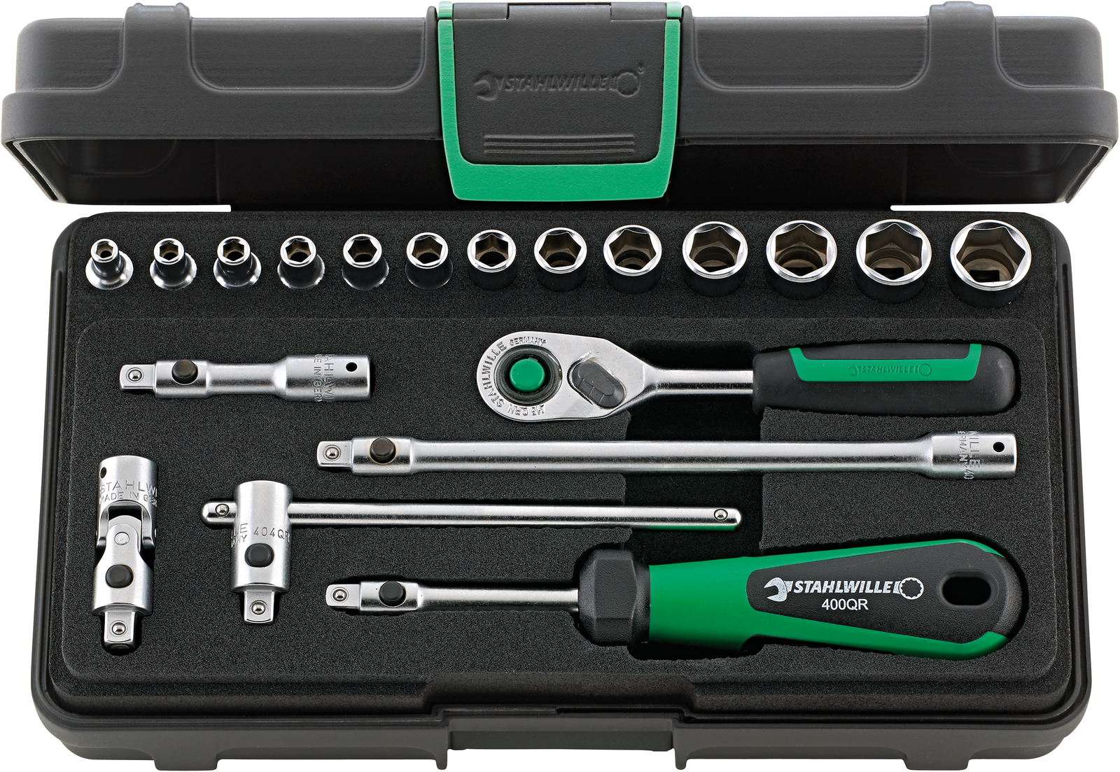 Steckschlüssel-Garnitur 1/4" Nr. 40/13/6QR - MELTEC GmbH