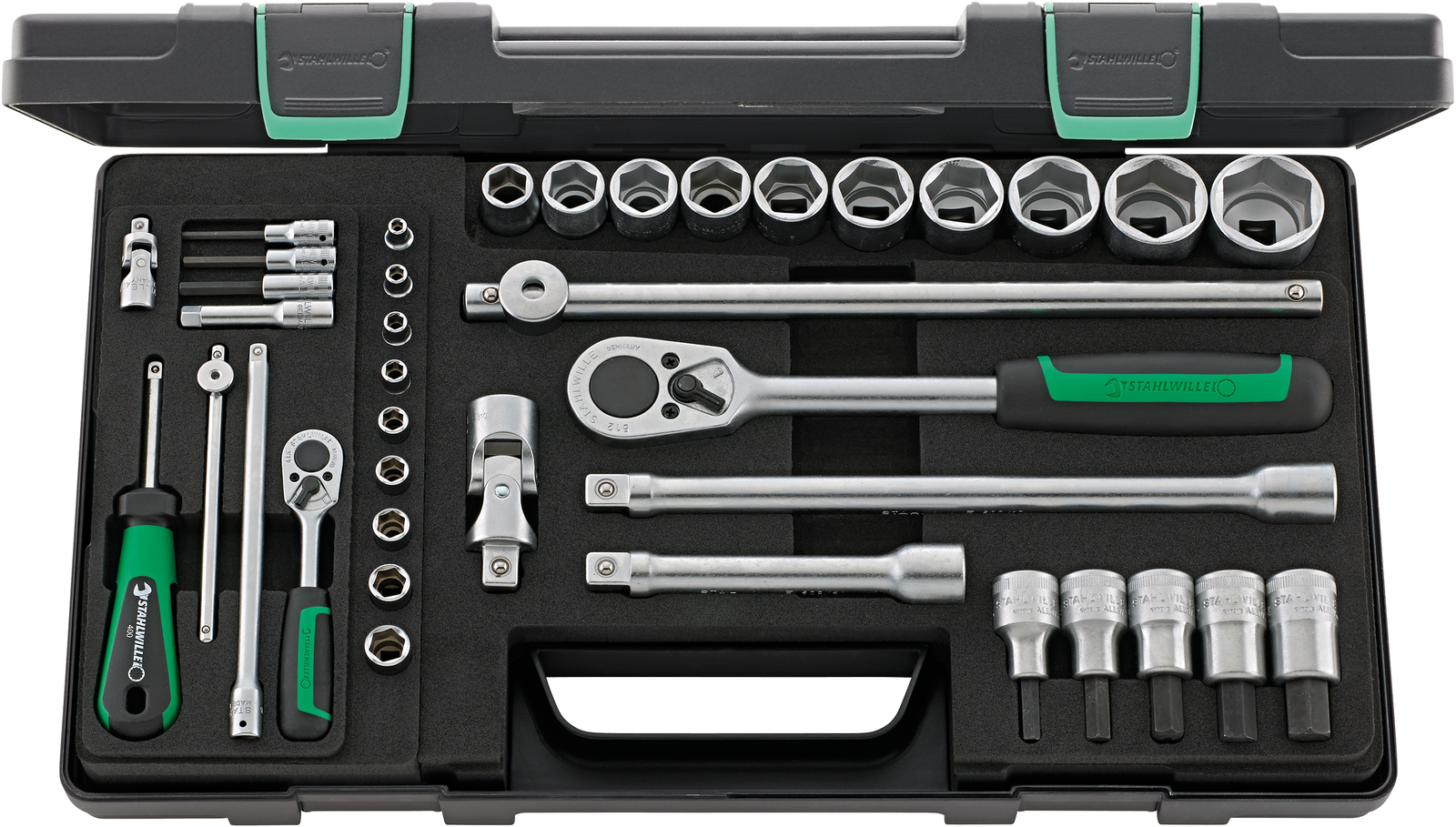 Steckschlüssel-Garnitur 1/4; 1/2" Nr. 40/52/27/11 - MELTEC GmbH