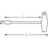 Steckschlüssel ∙ mit T-Griff Außen-Sechskant Profil ∙ 12 mm - MELTEC GmbH