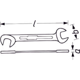 Doppel-Maulschlüssel 10 mm - MELTEC GmbH