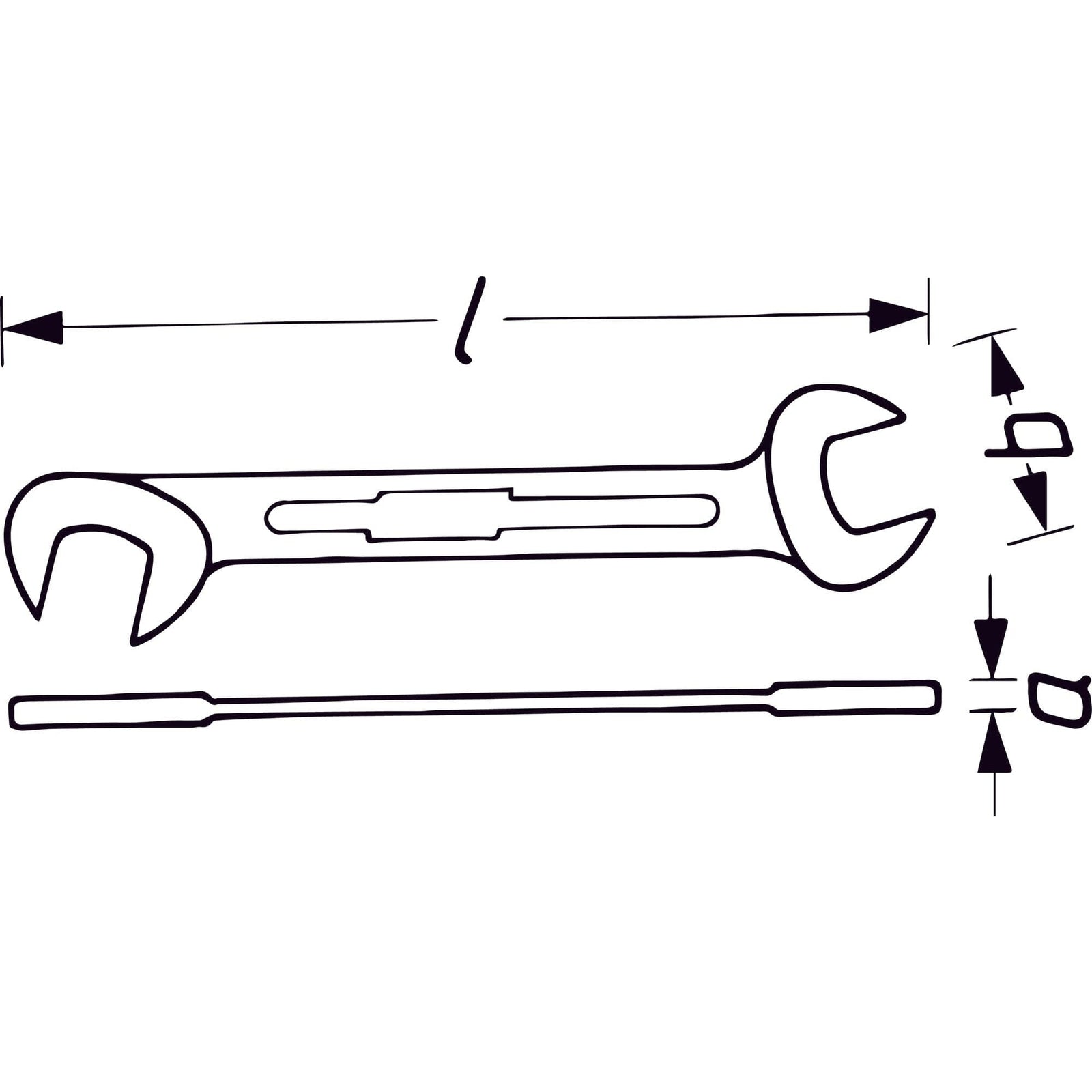 Doppel-Maulschlüssel 4 mm - MELTEC GmbH