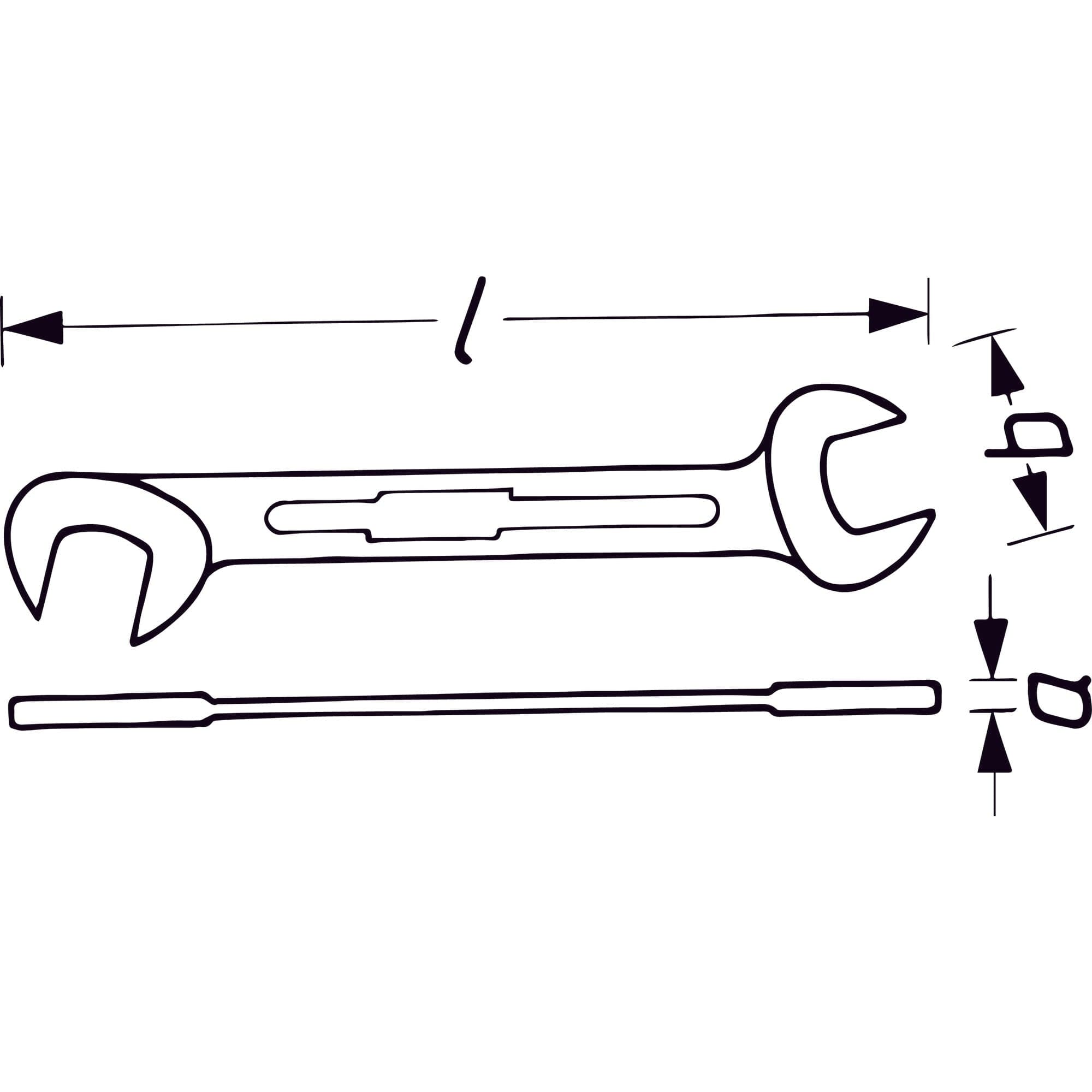 Doppel-Maulschlüssel 13 mm - MELTEC GmbH