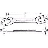 Doppel-Maulschlüssel 10 x 13 mm - MELTEC GmbH