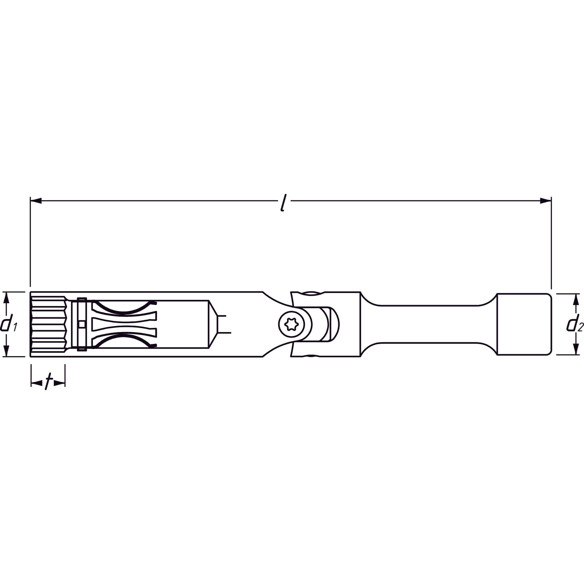 Zündkerzen-Schlüssel Vierkant 10 mm (3/8 Zoll) - MELTEC GmbH