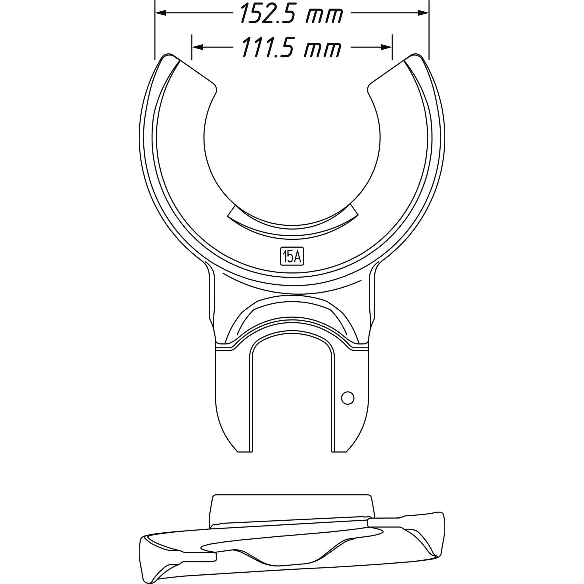Spannplatte 111.5 – 152.5 - MELTEC GmbH