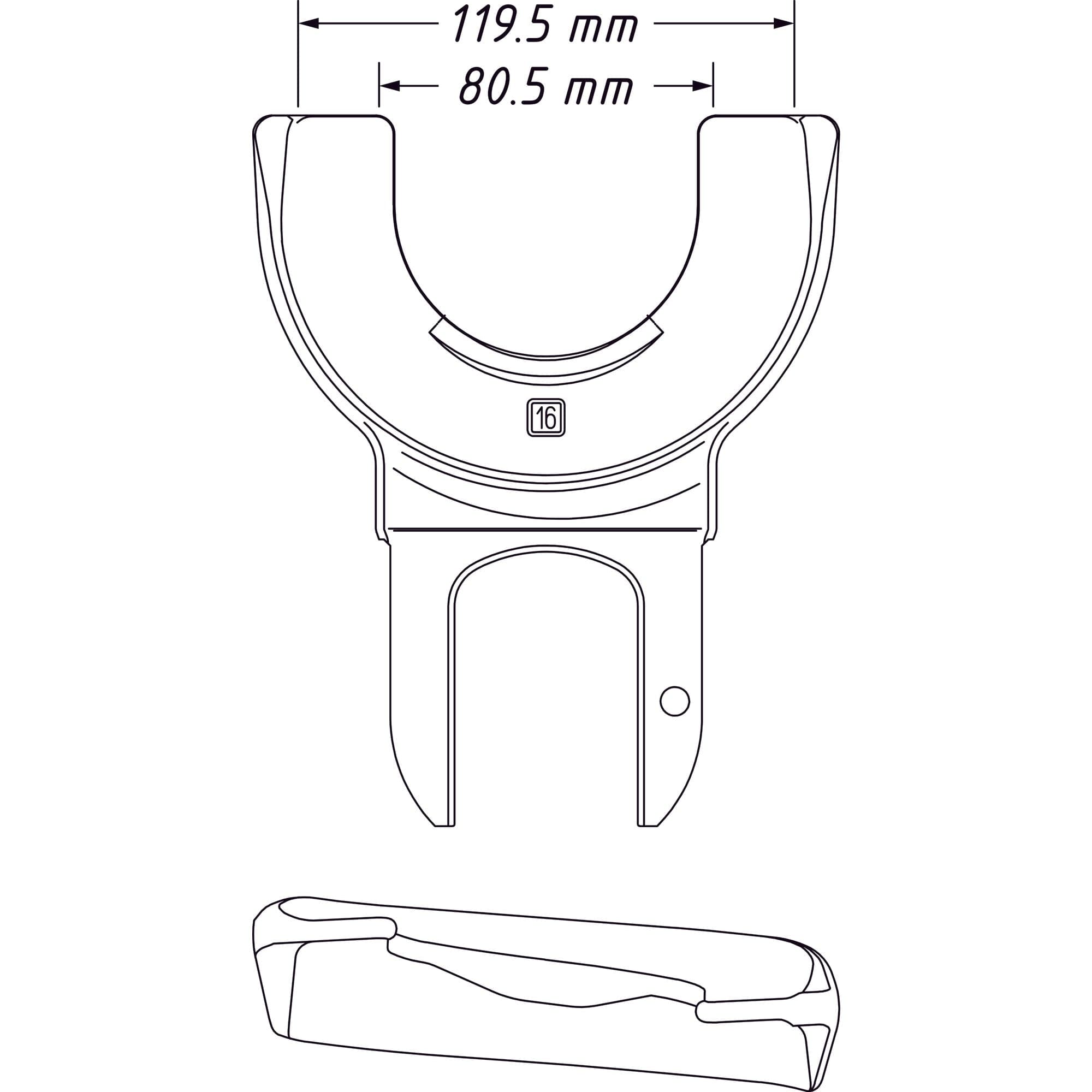 Spannplatte 80.5 – 119.5 - MELTEC GmbH