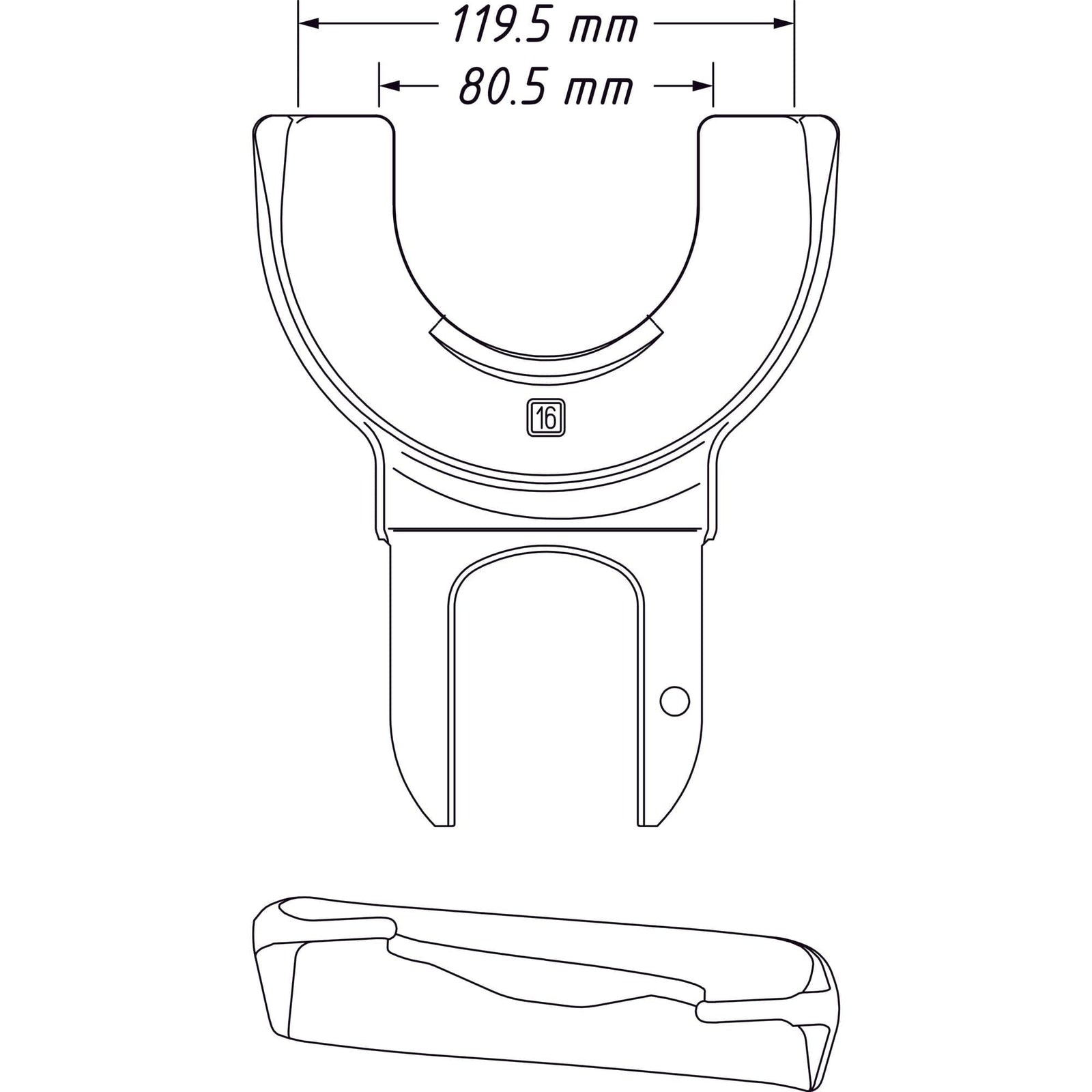 Spannplatte 80.5 – 119.5 - MELTEC GmbH