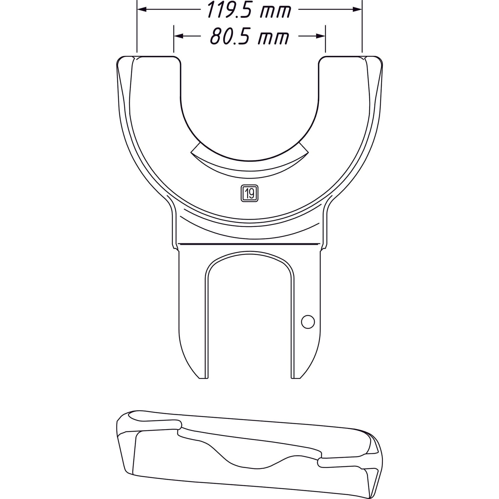 Spannplatte 80.5 – 119.5 - MELTEC GmbH