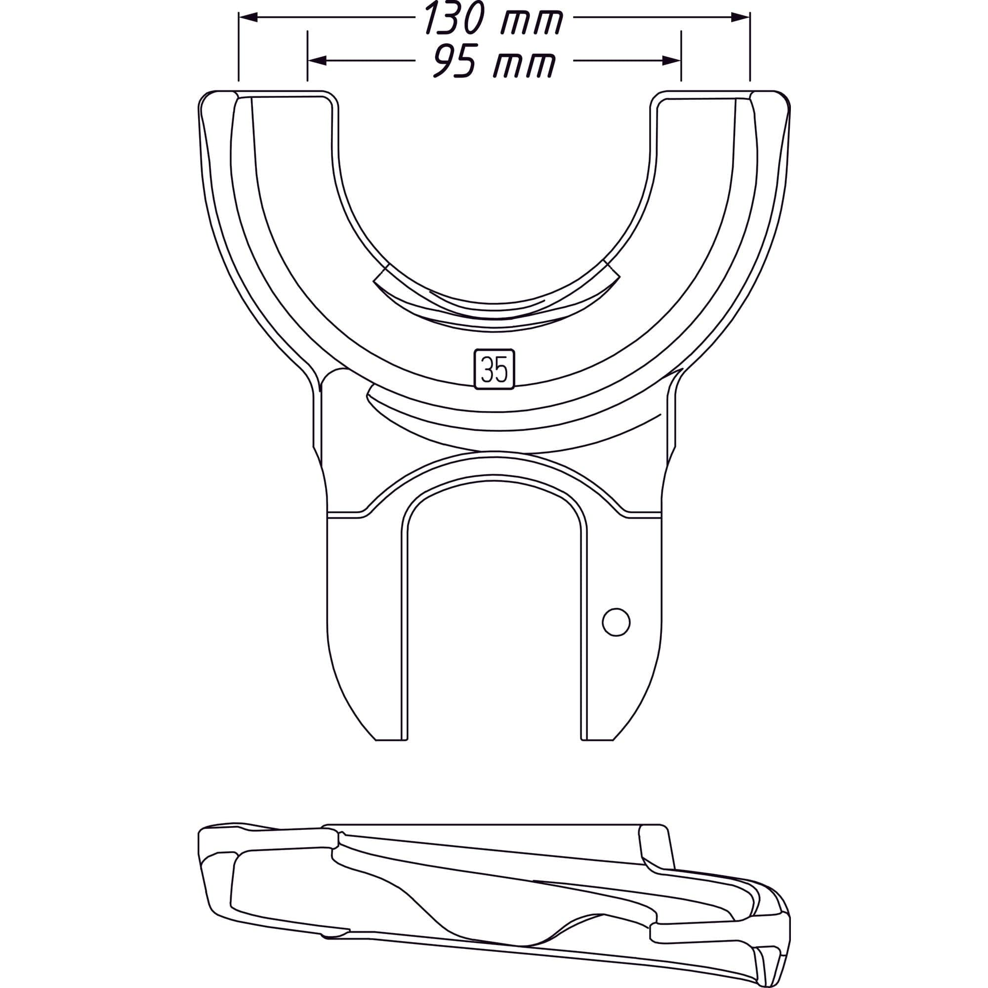 Spannplatte 95 – 130 - MELTEC GmbH