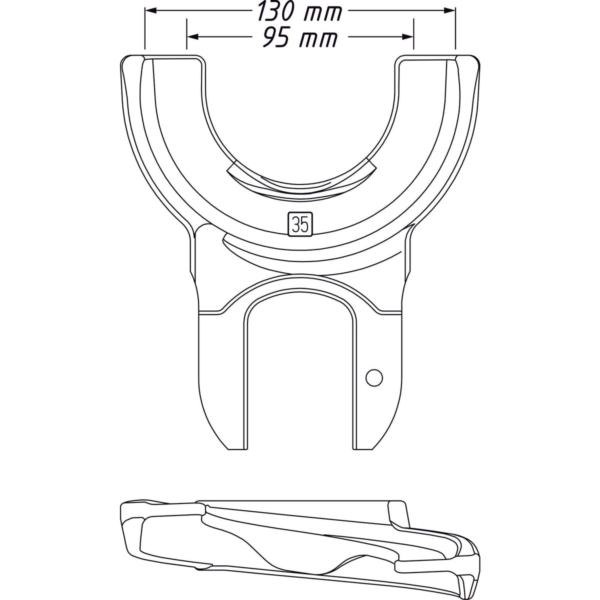 Spannplatte 95 – 130 - MELTEC GmbH