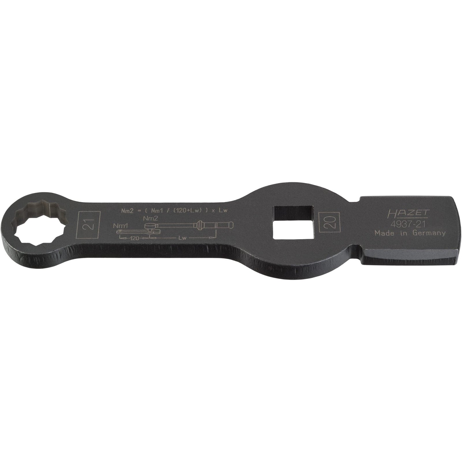 Schlag-Ringschlüssel ∙ Doppelsechskant ∙ mit 2 Schlagflächen Vierkant 20 mm (3/4 Zoll) - MELTEC GmbH