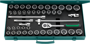 Steckschlüssel-Garnitur 1/2" Nr. 50ma/39/6N - MELTEC GmbH