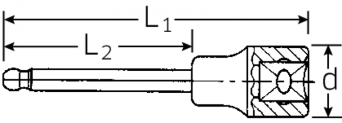 1/2" INHEX-Schraubendrehereinsätze 54KK - MELTEC GmbH