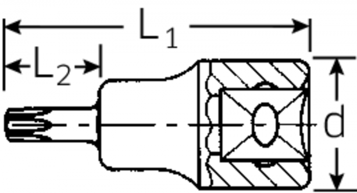 1/2" TORX®- Schraubendrehereinsätze 54TX-T20 - MELTEC GmbH