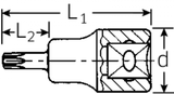 1/2" TORX®-Schraubendrehereinsätze 54TX - MELTEC GmbH