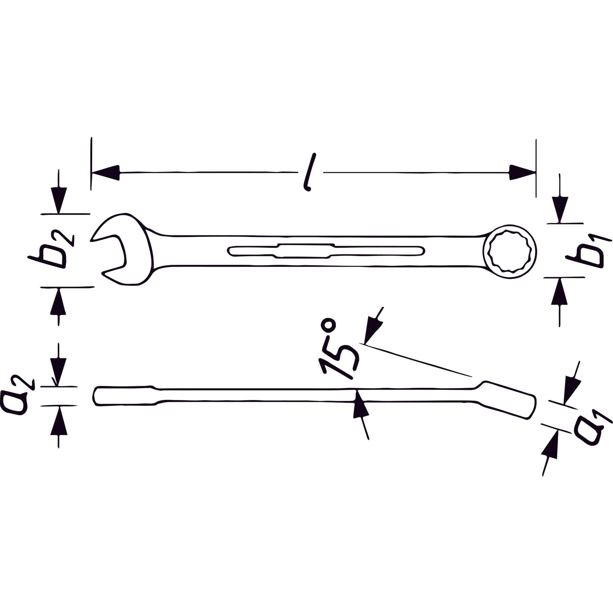 Ring-Maulschlüssel 1⁄4 ″ - MELTEC GmbH