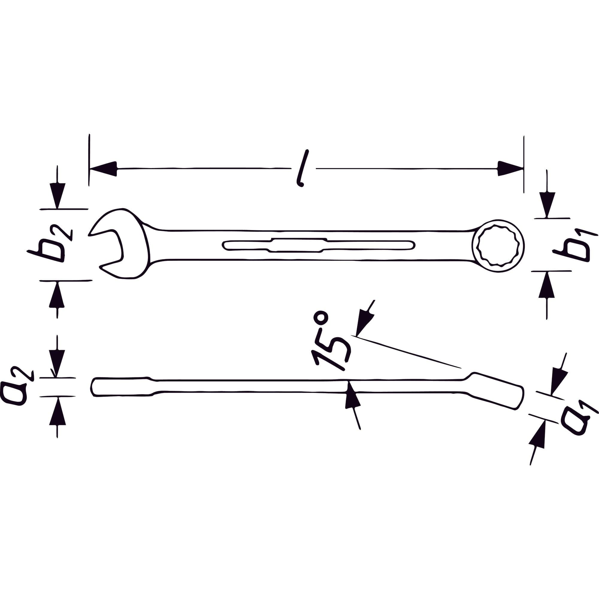 Ring-Maulschlüssel 7⁄16 ″ - MELTEC GmbH