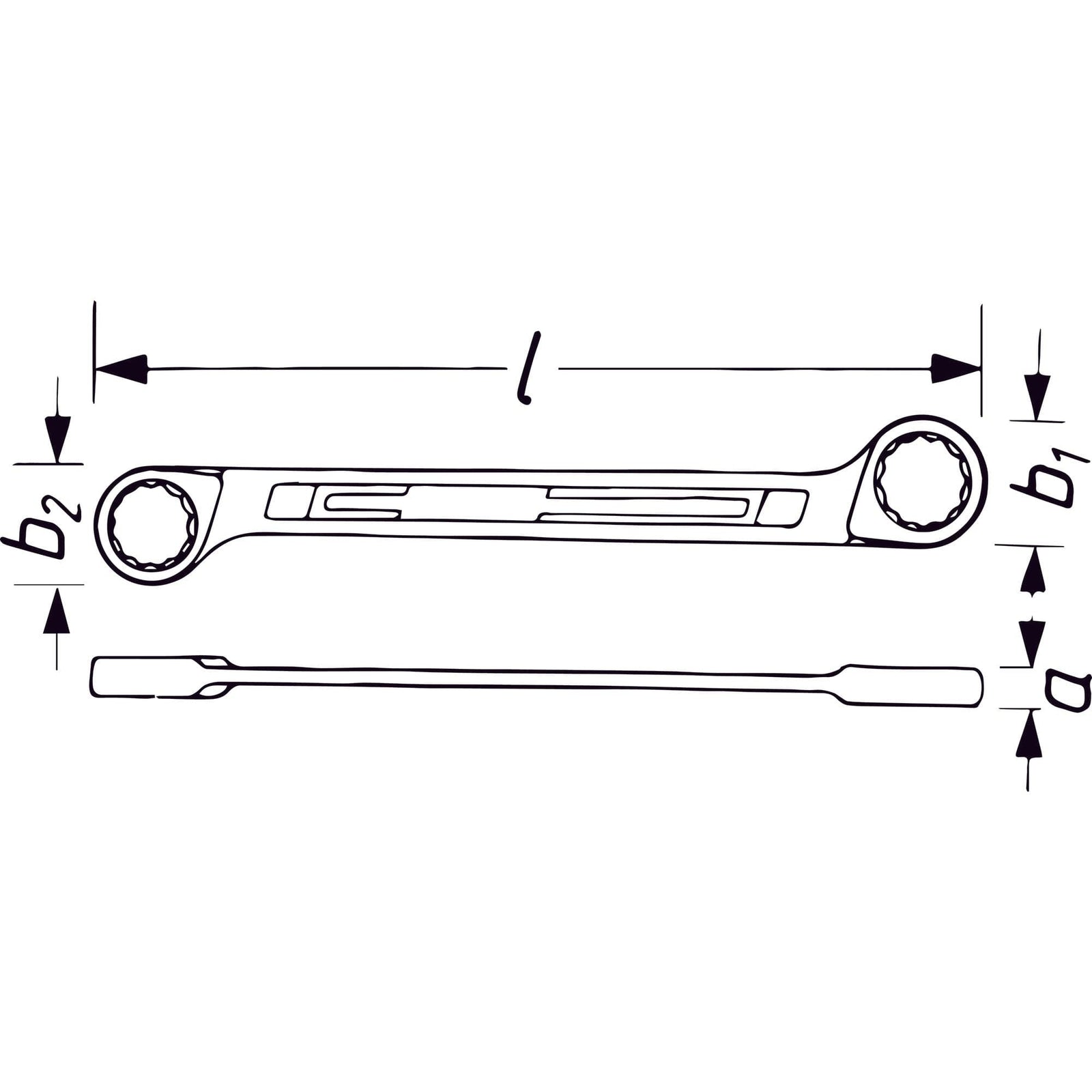 Doppel-Ringschlüssel 6 mm - MELTEC GmbH