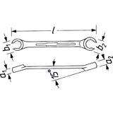 Doppel-Ringschlüssel ∙ offen 8.7mm - MELTEC GmbH