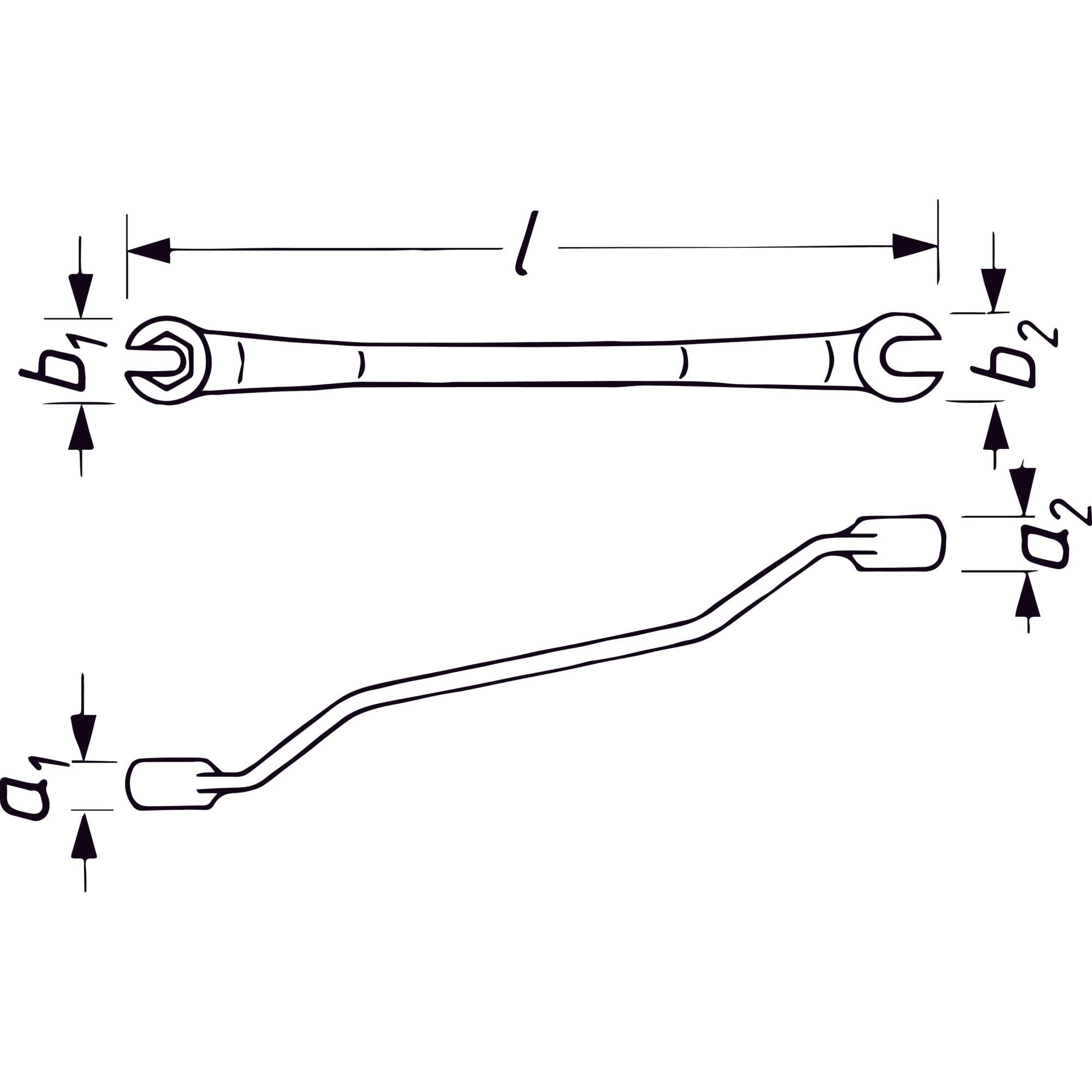 Doppel-Ringschlüssel ∙ offen 11.5mm - MELTEC GmbH