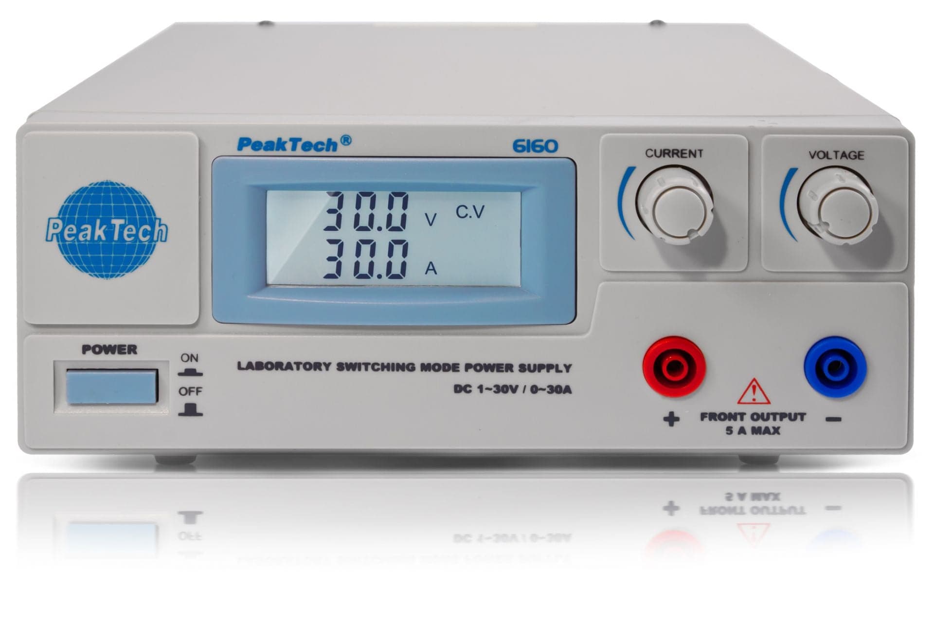 P 6160 - DC Schaltnetzgerät ~ 0 - 30V / 0 - 30A - MELTEC GmbH