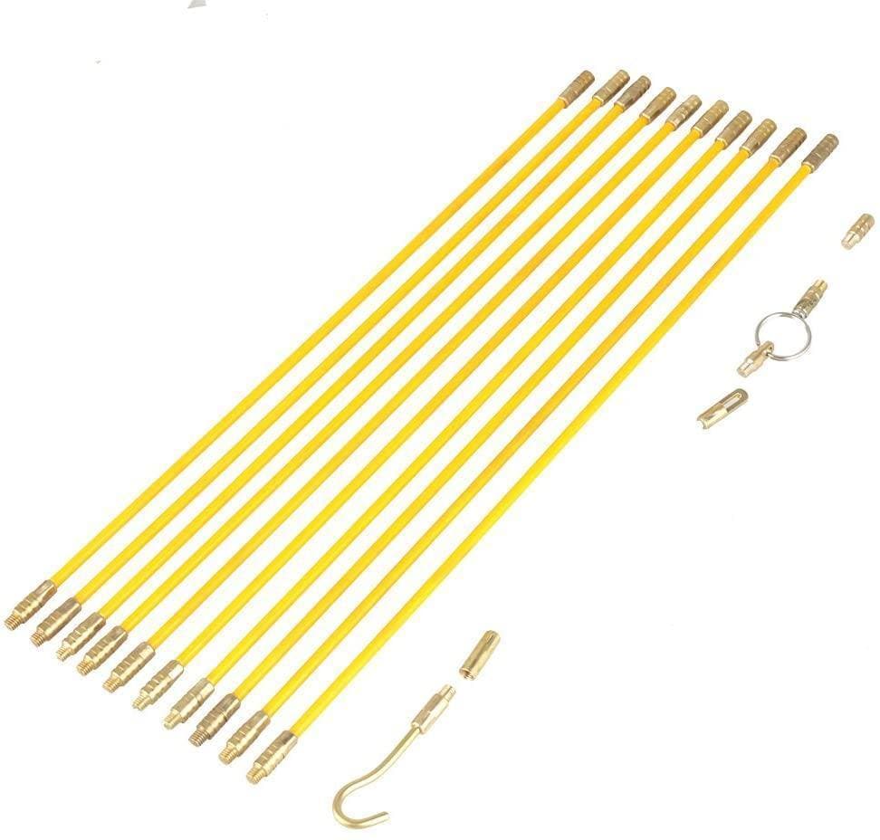 Einziehstangen-Satz aus Glasfaser - 10 x 1 m - MELTEC GmbH