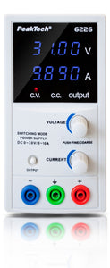 P 6226 - Schaltnetzteil 0 - 30 V / 0 - 10 A - MELTEC GmbH