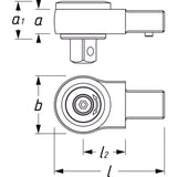 Einsteck-Umschaltknarre 24mm - MELTEC GmbH