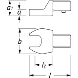 Einsteck-Maulschlüssel 5.5mm - MELTEC GmbH