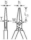 Elektronik-Flachzange Nr. 6517 - MELTEC GmbH