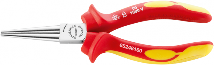 VDE-Rundzangen, lang Nr. 6524 VDE verchromt - MELTEC GmbH