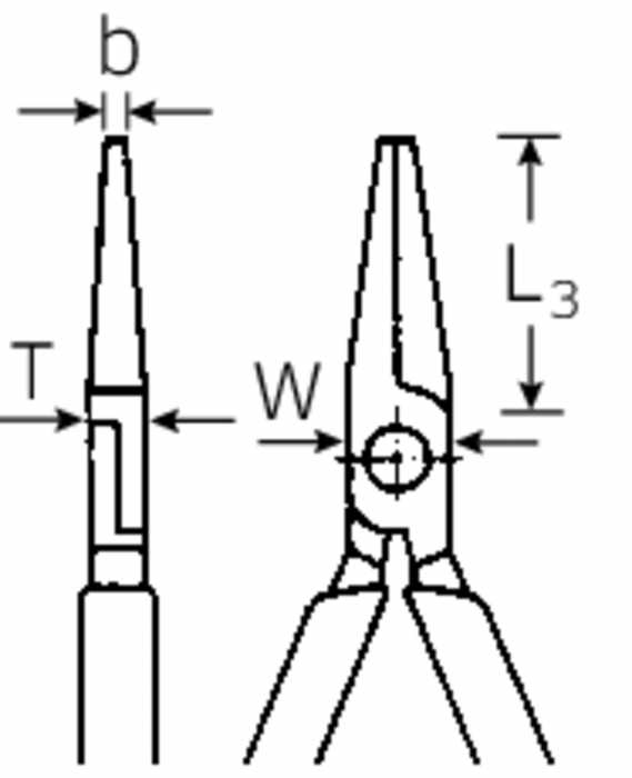 VDE-Rundzangen, lang Nr. 6524 VDE - MELTEC GmbH