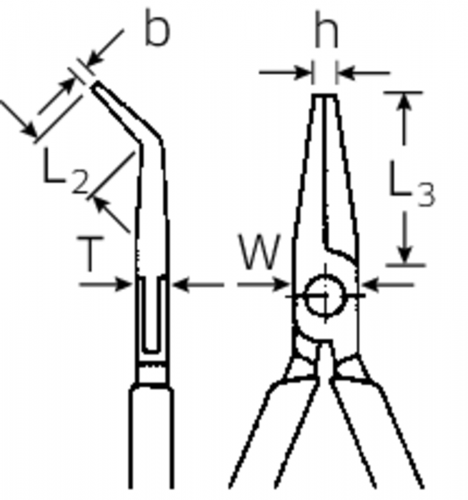 Mechaniker-Flachrundzange Nr. 6532 - MELTEC GmbH