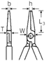 Mechaniker-Flachrundzange (Langbeckzange) Nr. 6533 - MELTEC GmbH
