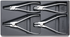 Satz mit 4 Zangen, verchromt Nr. 6702 - MELTEC GmbH