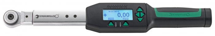 Elektronischer Drehwinkel-Drehmomentschlüssel SENSOTORK® mit Einsteckwerkzeug Umschaltknarre Nr. 713R - MELTEC GmbH