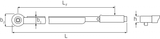 Drehmomentschlüssel Standard MANOSKOP® mit fest eingebauter Knarre Nr. 721Nf - MELTEC GmbH