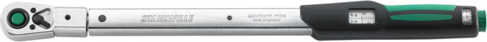 Drehmomentschlüssel Service MANOSKOP® mit fest eingebauter QuickRelease-Knarre Nr. 730NR (QR) - MELTEC GmbH