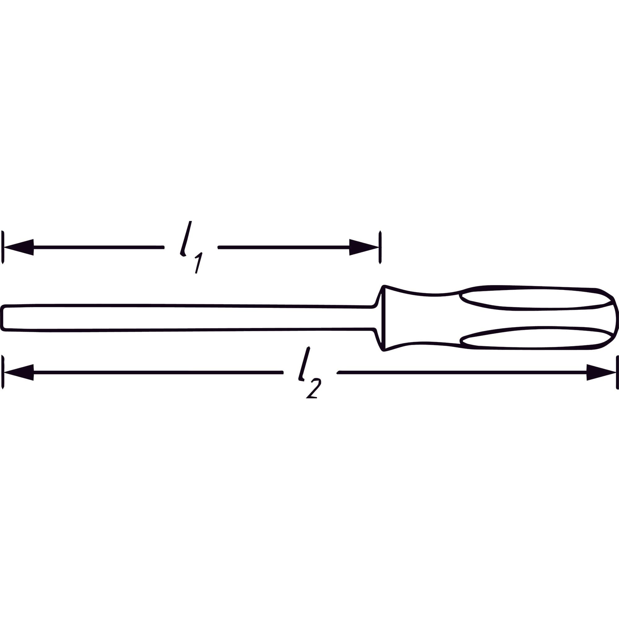 Elektriker-Schraubendreher ∙ schutzisoliertSchlitz Profil ∙ 0.4 x 2.5 mm - MELTEC GmbH