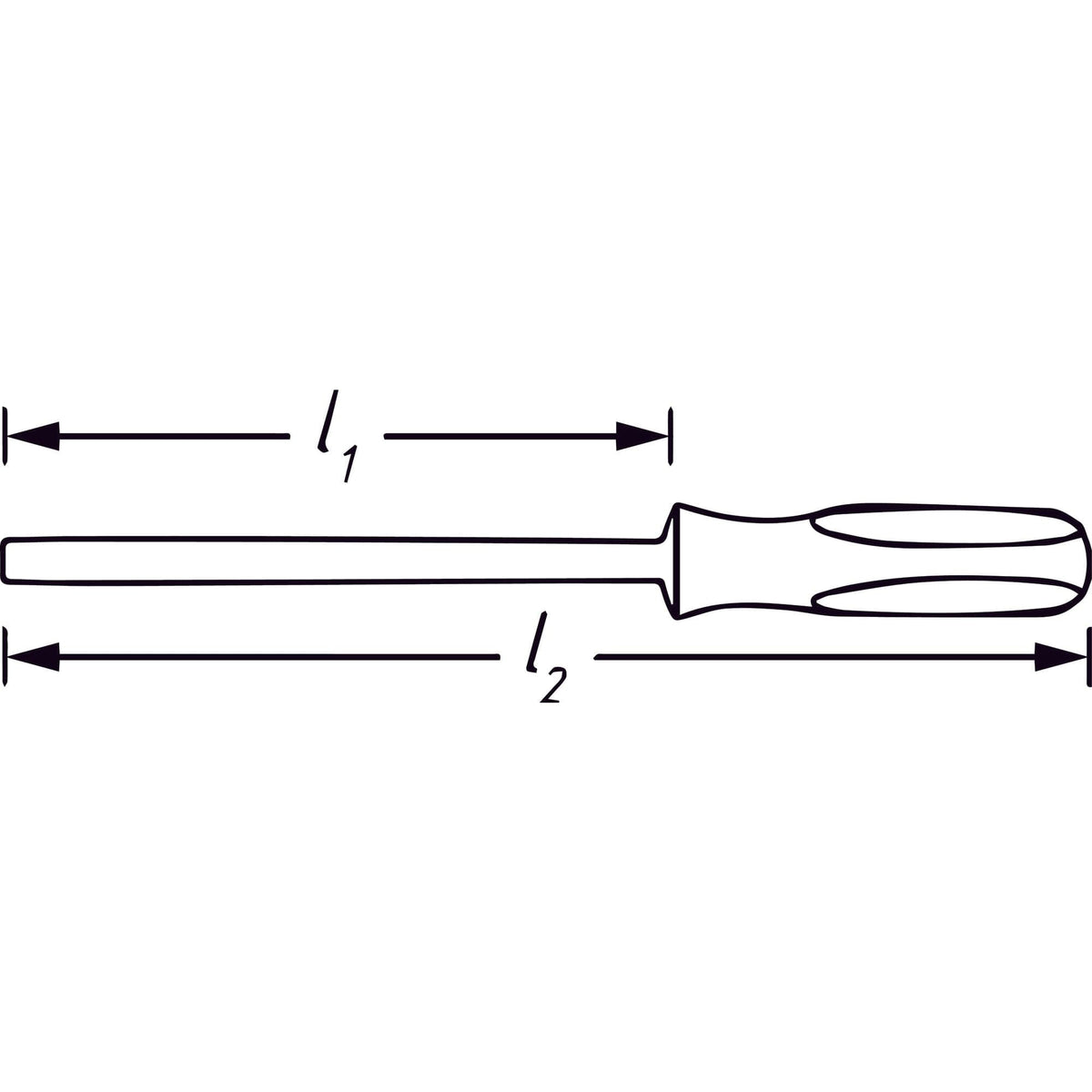 Steckschlüssel ∙ flexibel Außen-Sechskant Profil ∙ 7 mm - MELTEC GmbH