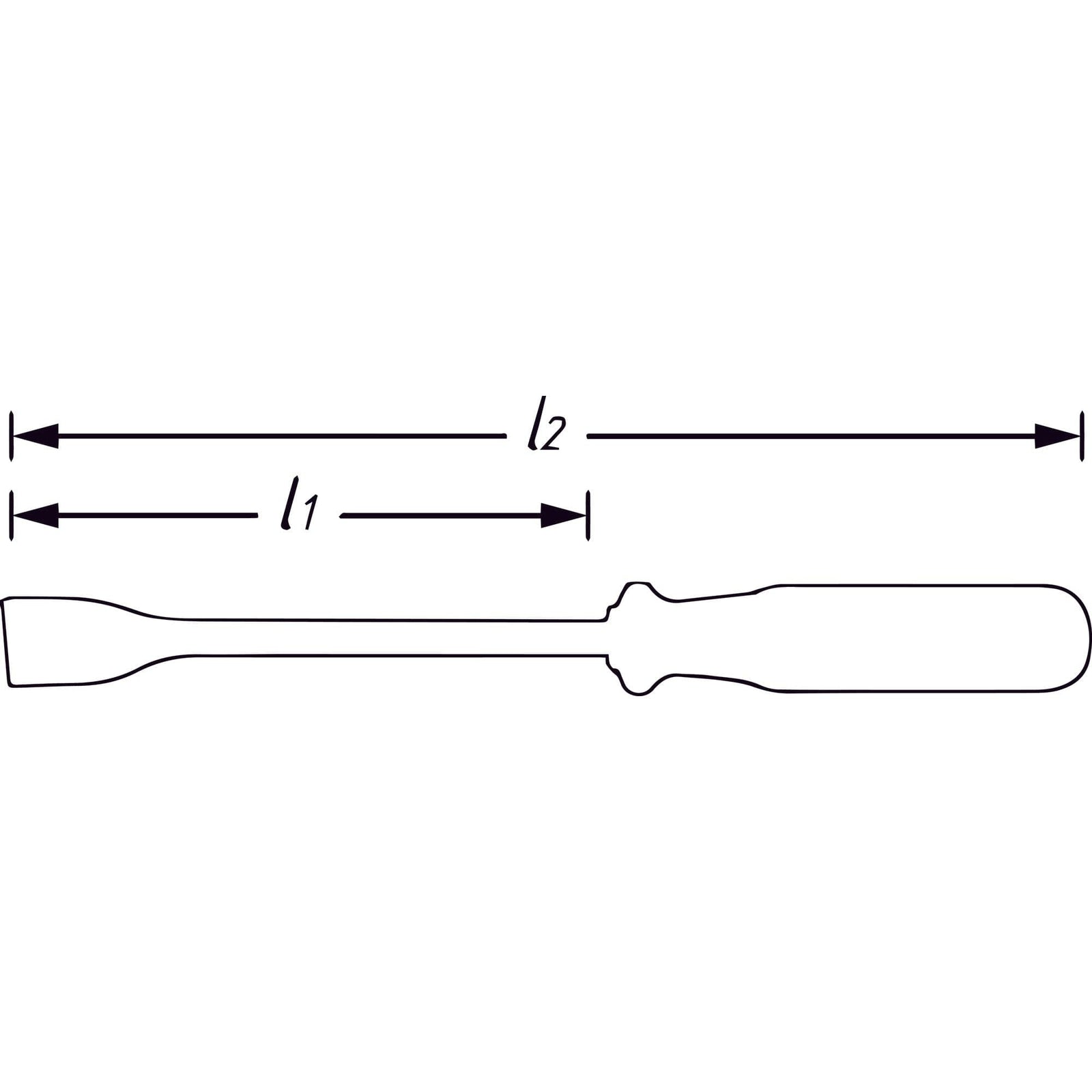 Flachschaber Flachprofil ∙ 0.5 x 23 mm - MELTEC GmbH