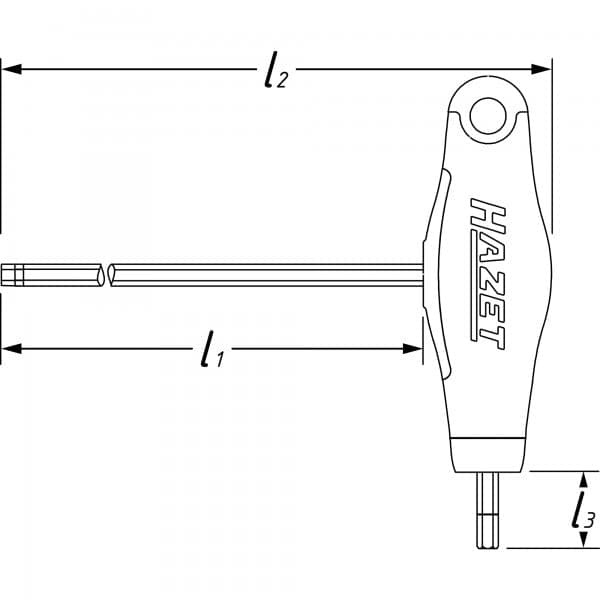 Schraubendreher ∙ mit T-Griff Innen-Sechskant Profil ∙ 6 mm - MELTEC GmbH