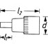 Schraubendreher-Steckschlüsseleinsatz Vierkant 12,5 mm (1/2 Zoll) - MELTEC GmbH