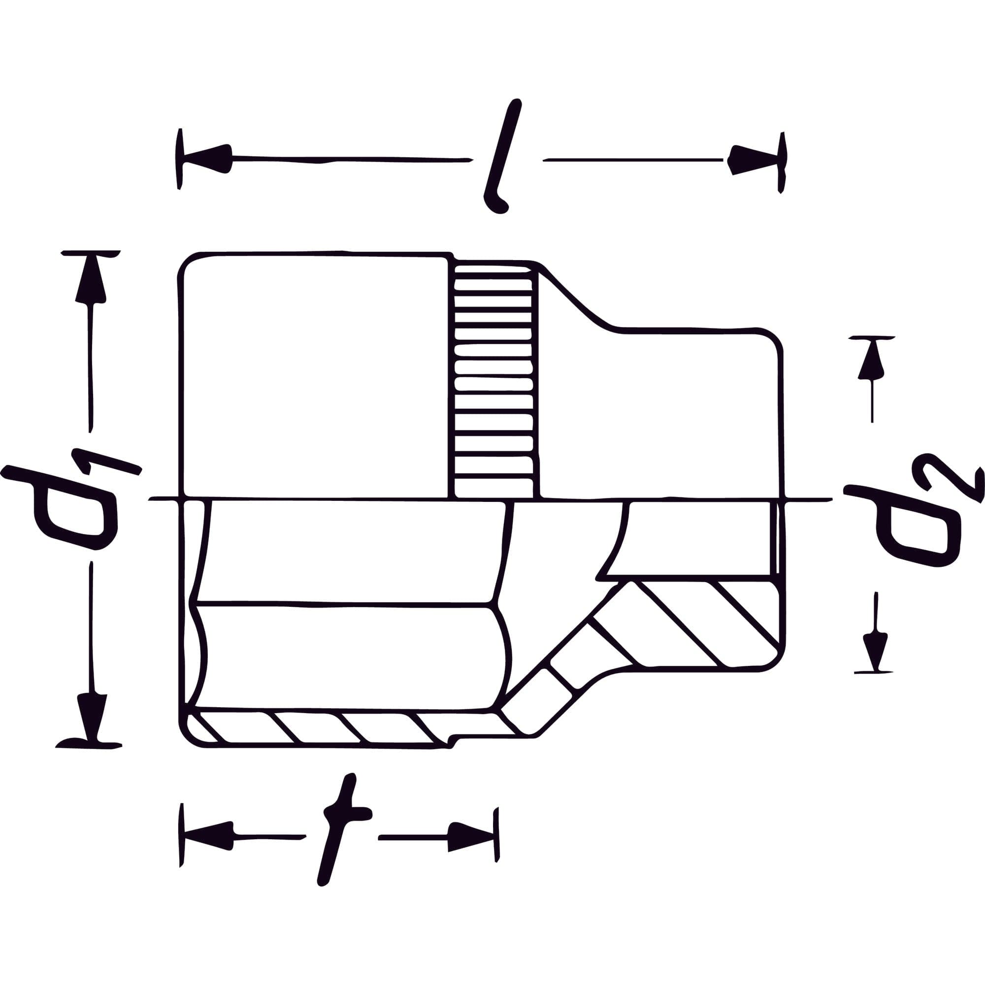 Steckschlüsseleinsatz ∙ Doppelsechskant - MELTEC GmbH