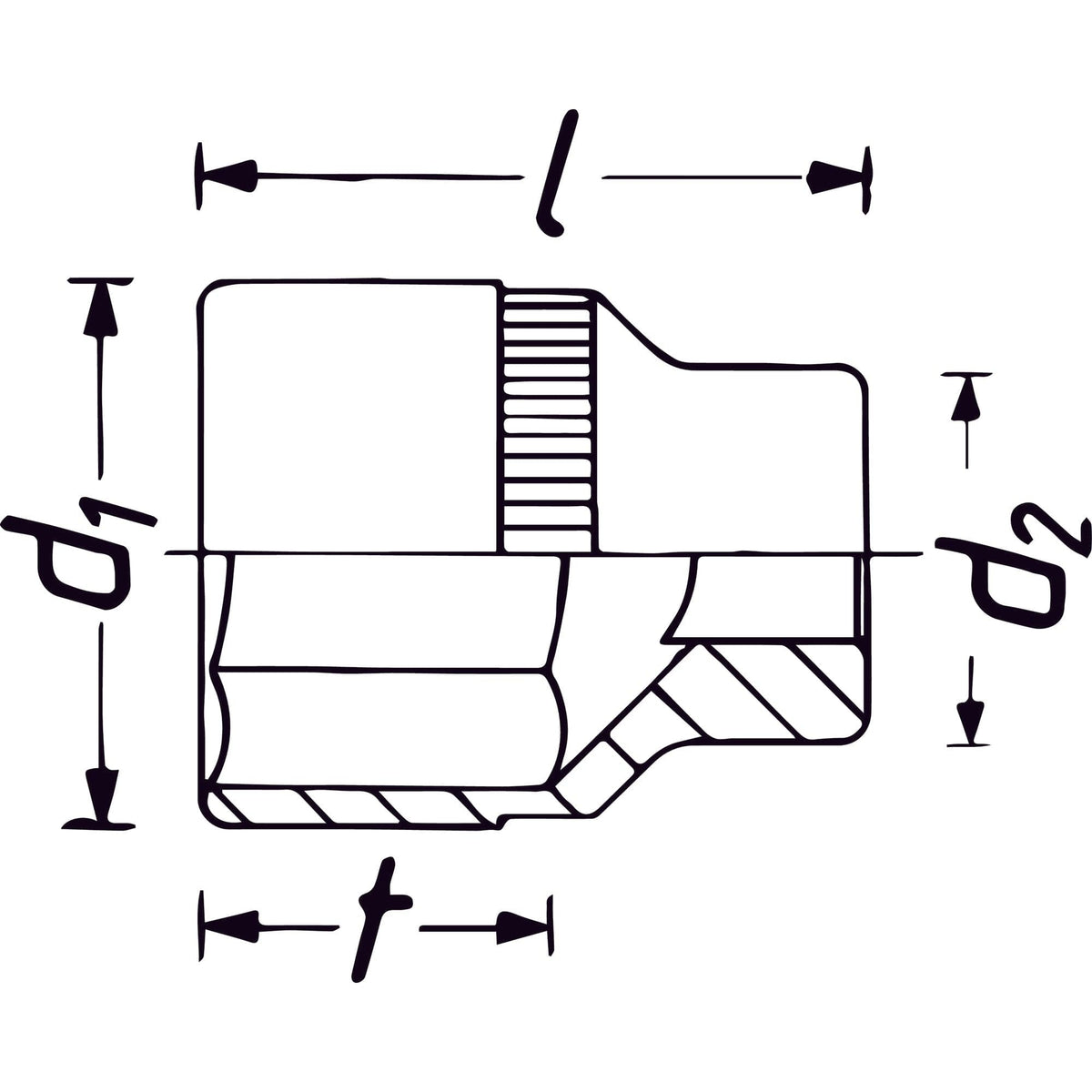Steckschlüsseleinsatz ∙ Doppelsechskant - MELTEC GmbH