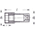 Zündkerzen Steckschlüsseleinsatz Vierkant 12,5 mm (1/2 Zoll) - MELTEC GmbH