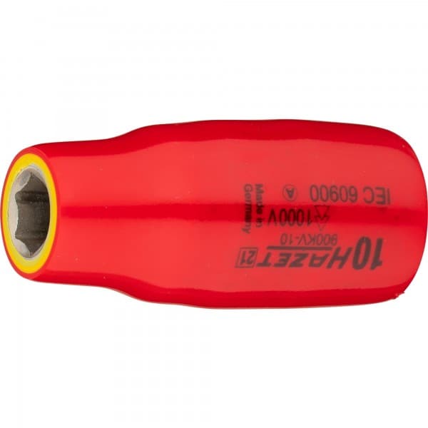 Steckschlüsseleinsatz ∙ Sechskant ∙ Schutzisoliert Vierkant 12,5 mm (1/2 Zoll) - MELTEC GmbH