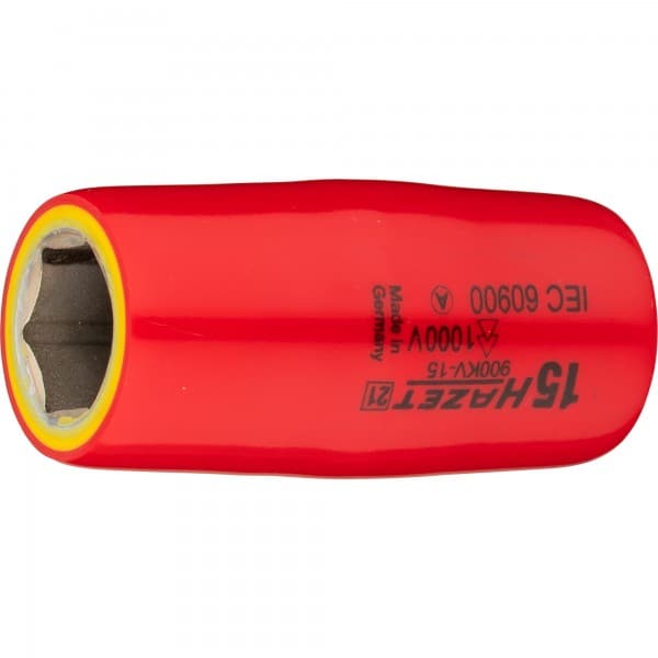 Steckschlüsseleinsatz ∙ Sechskant ∙ Schutzisoliert Vierkant 12,5 mm (1/2 Zoll) - MELTEC GmbH